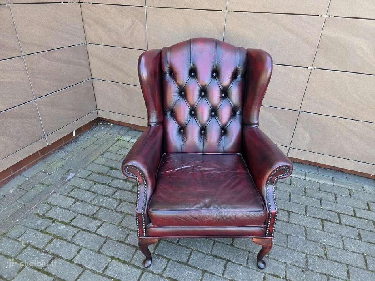 Natūralios odos sofa su miegojimo funkcija - nuotraukos Nr. 13