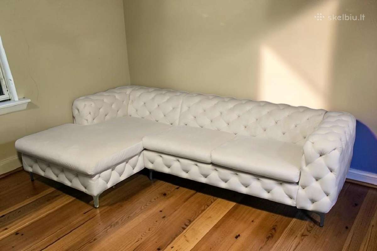 Natūralios odos sofa su miegojimo funkcija - nuotraukos Nr. 19