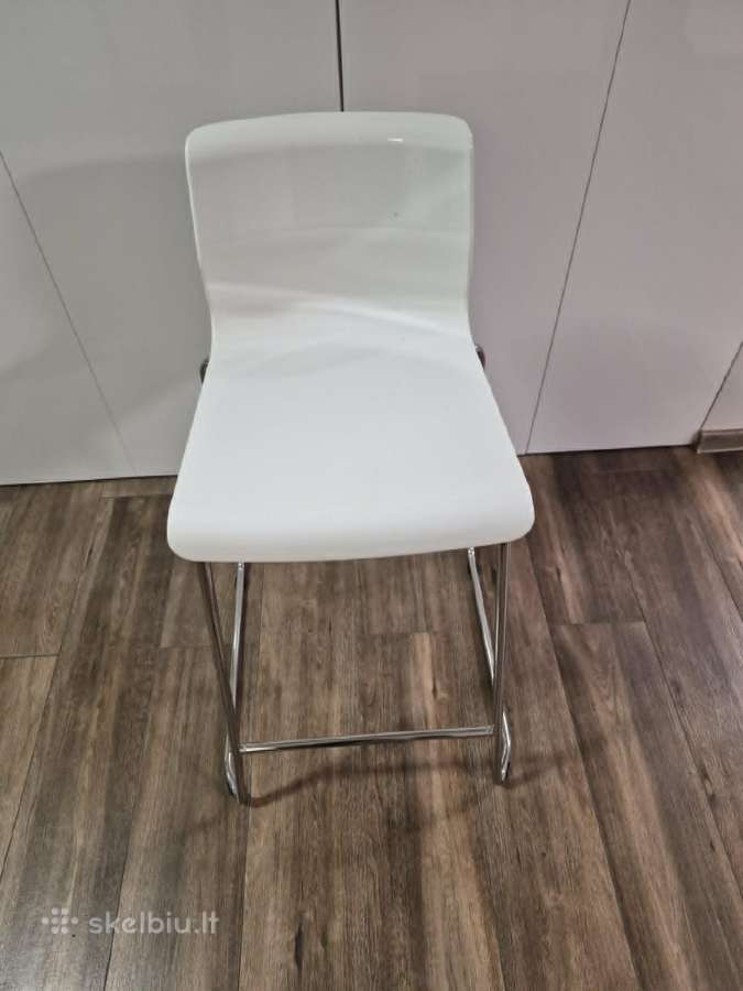 Naujos baltos Ikea baro kėdės