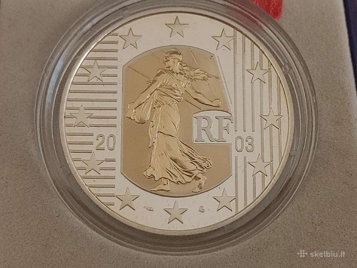 Prancuzija - 2003 - 5 euro - gold/silver