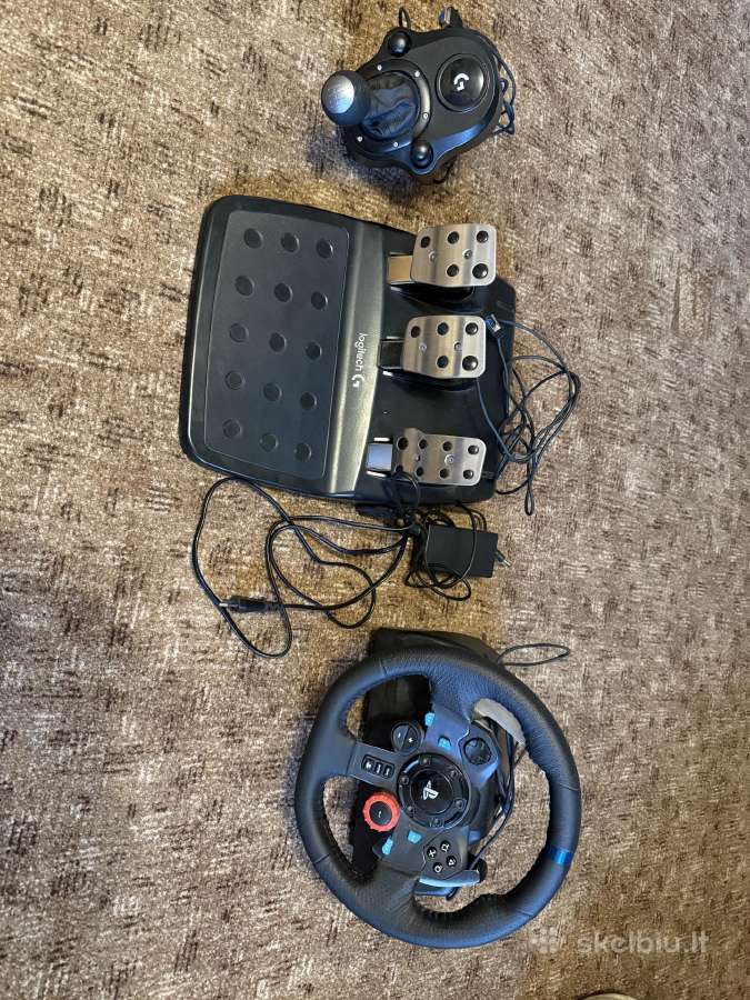 Logitech g29 vairas + shifteris