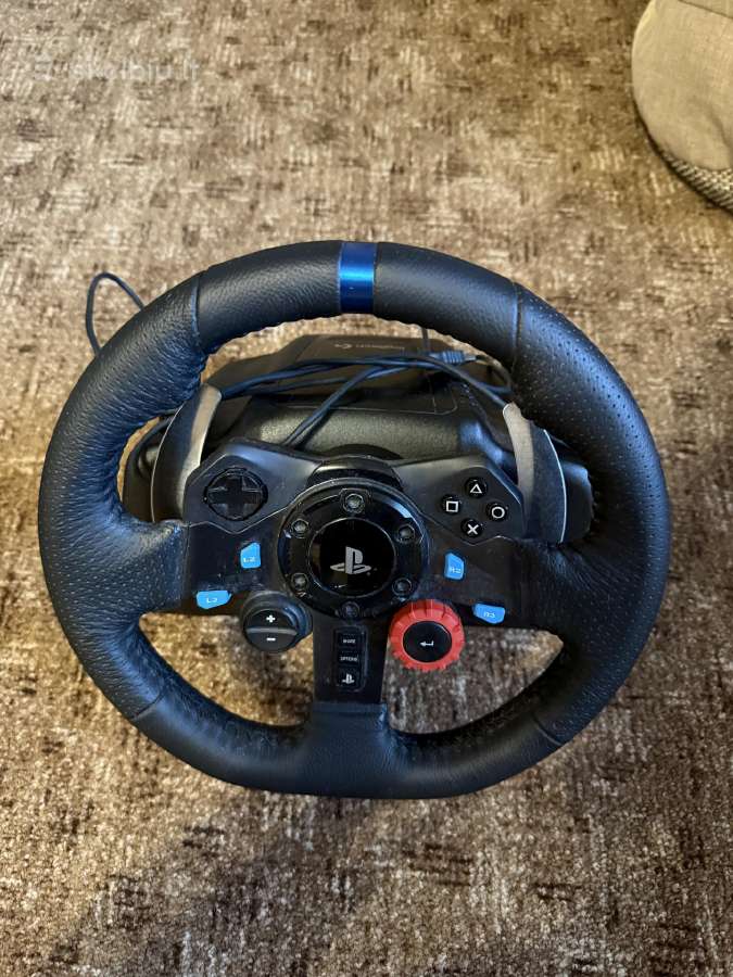 Logitech g29 vairas + shifteris - nuotraukos Nr. 5