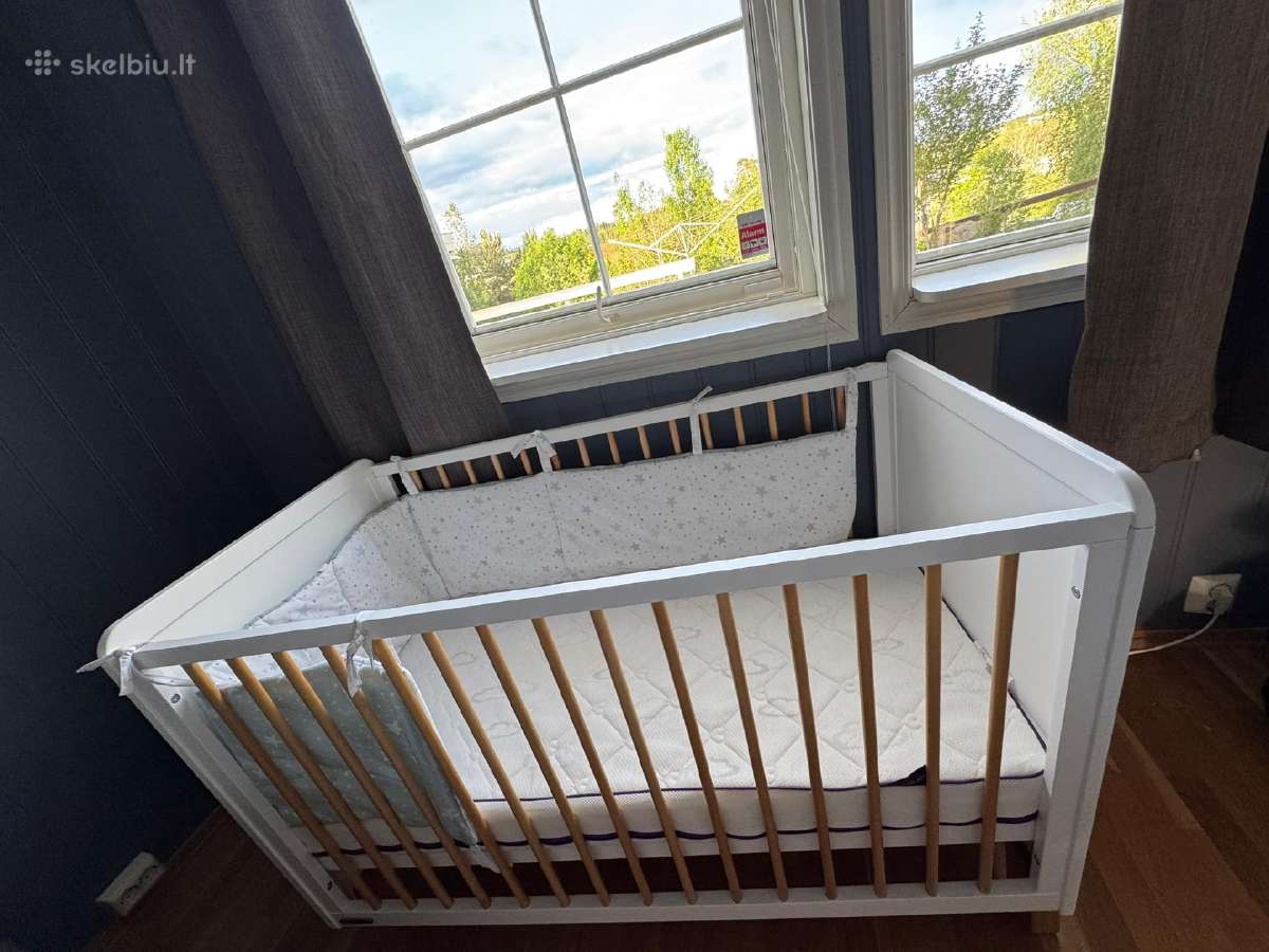 Kinderkraft lovelė Nico, balta. - nuotraukos Nr. 2