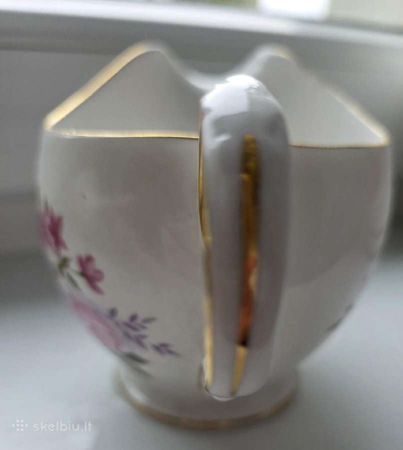 Vintage queen anne porcelianas pienui - nuotraukos Nr. 4