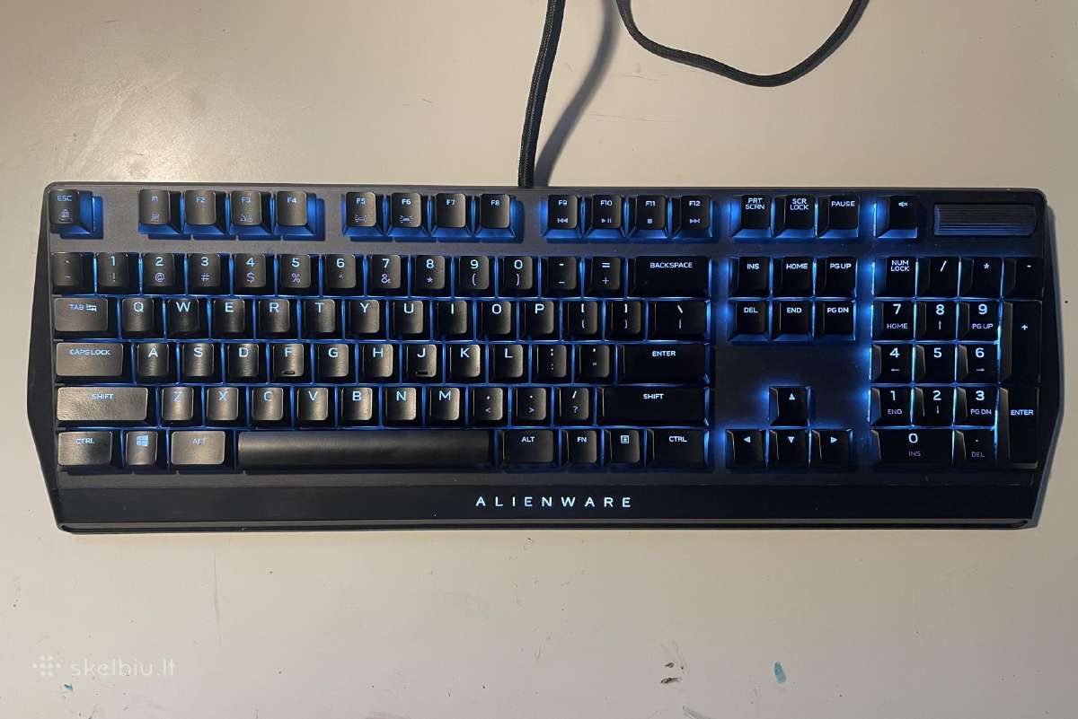 Dell alienware aw510k gaming mechanine klaviatūra