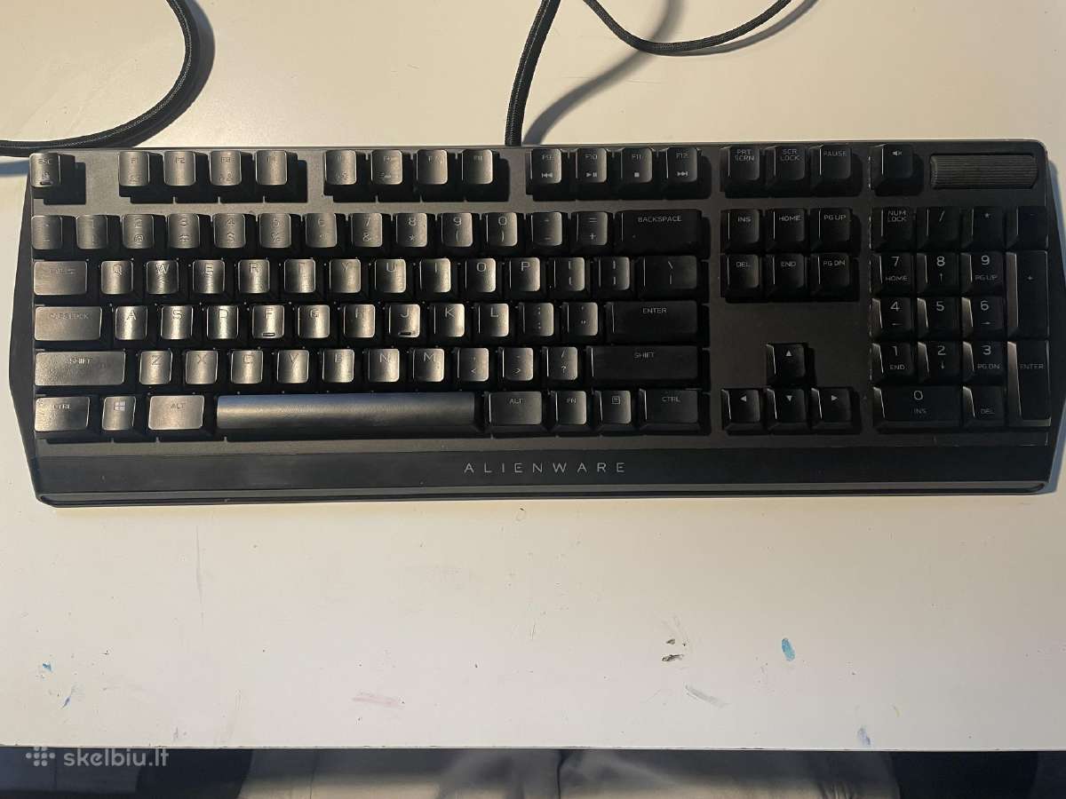 Dell alienware aw510k gaming mechanine klaviatūra - nuotraukos Nr. 2