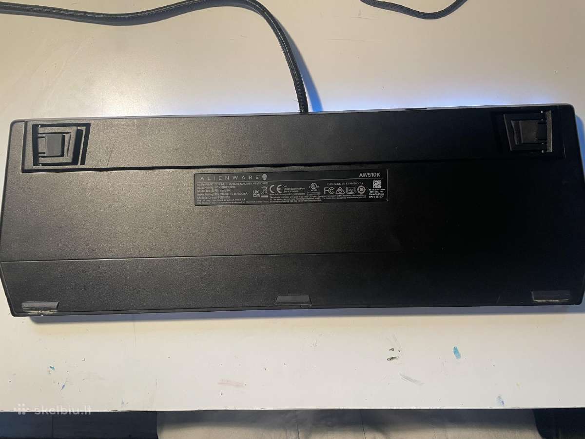 Dell alienware aw510k gaming mechanine klaviatūra - nuotraukos Nr. 3