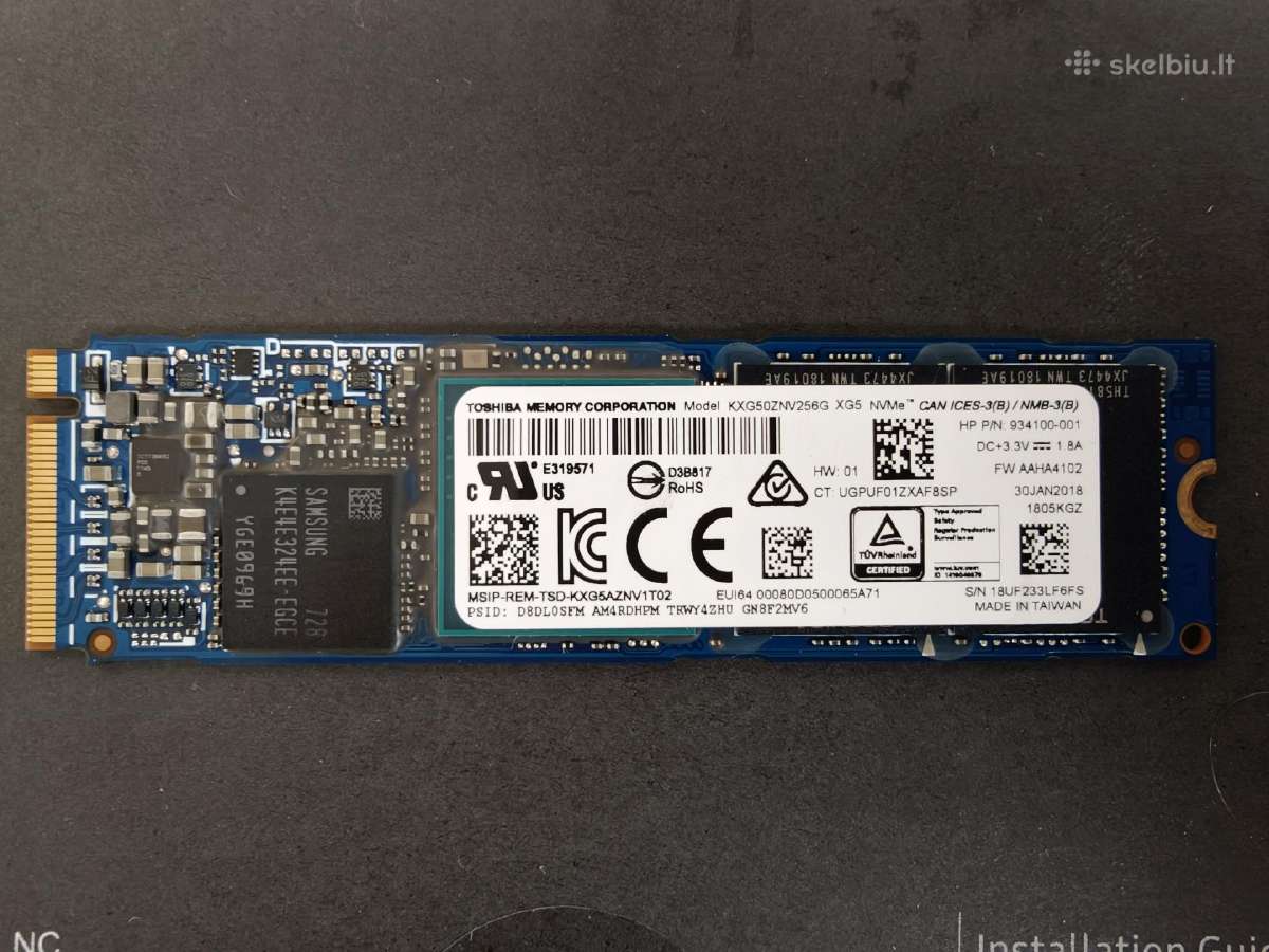Nvme SSD 256-500 GB, Atnaujintas sarašas