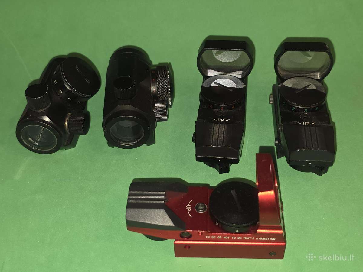 Kolimatorių rinkinys. Metaliniai airsoftui