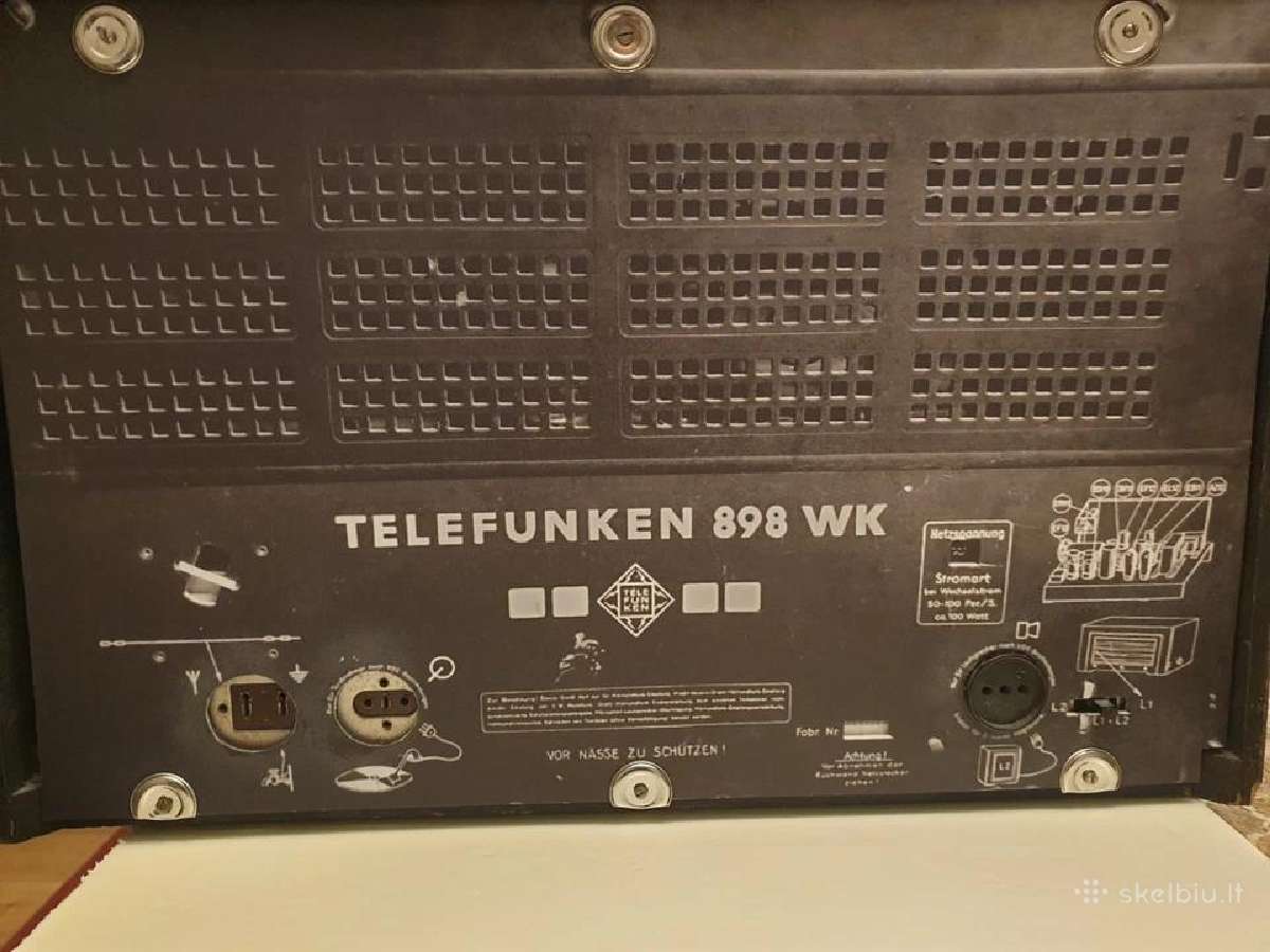 Radija Telefunken 898 Wk - nuotraukos Nr. 13