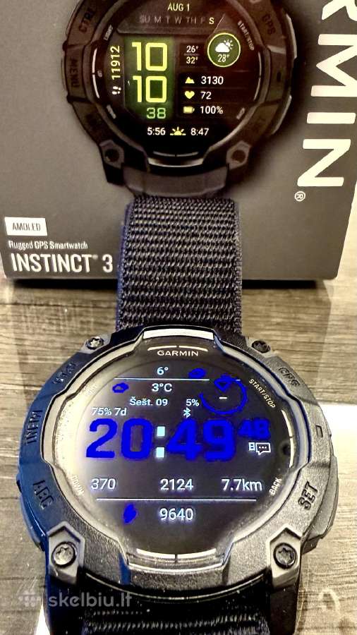 Parduodu Garmin instinct 3 Amoled 50mm