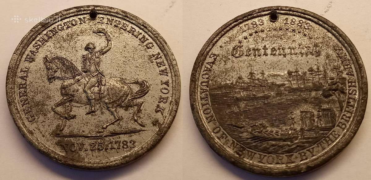 Medalis 1883 Washingtonas
