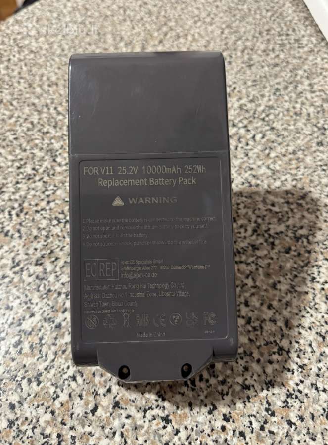 Neoriginali dyson v11 baterija - nuotraukos Nr. 2