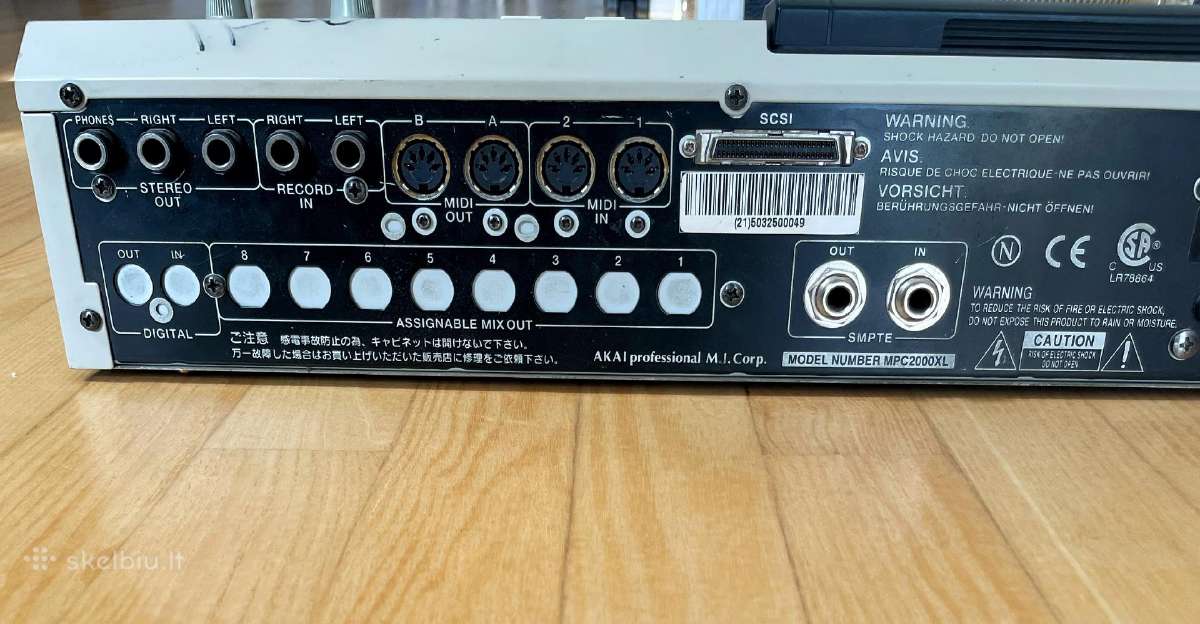 Akai Mpc 2000xl su priedais - nuotraukos Nr. 7