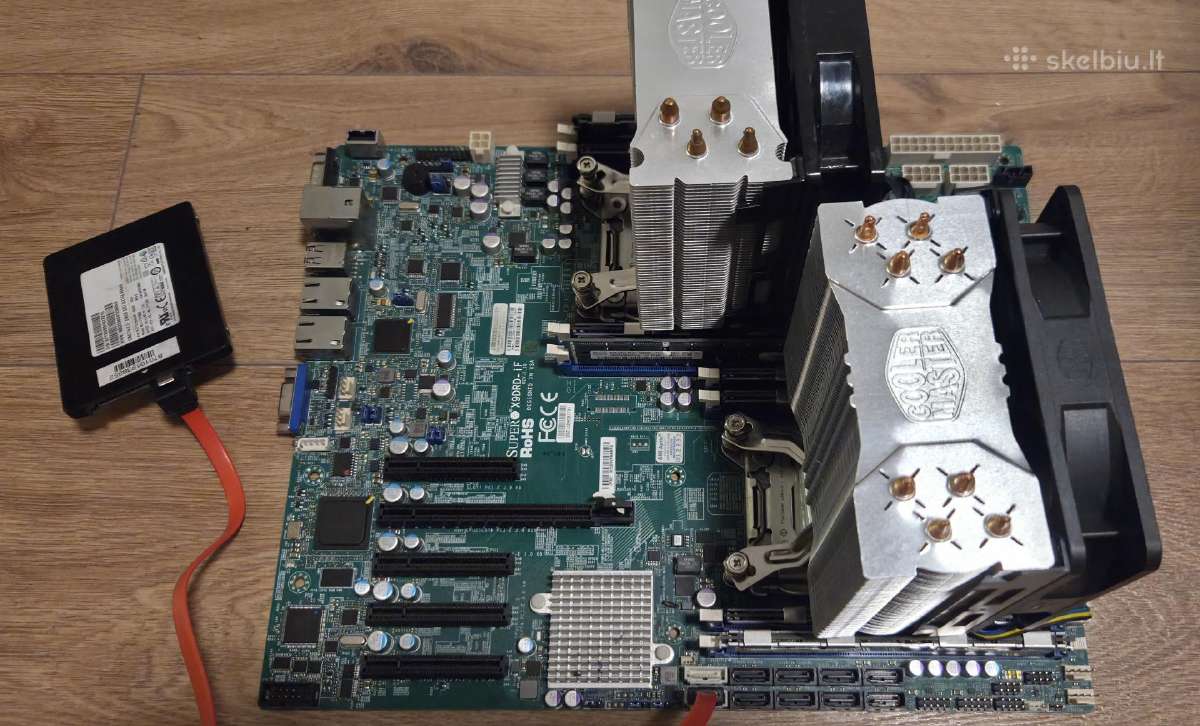 Supermicro+2xe5-2690 v2+128gb RAM ddr3 - nuotraukos Nr. 4