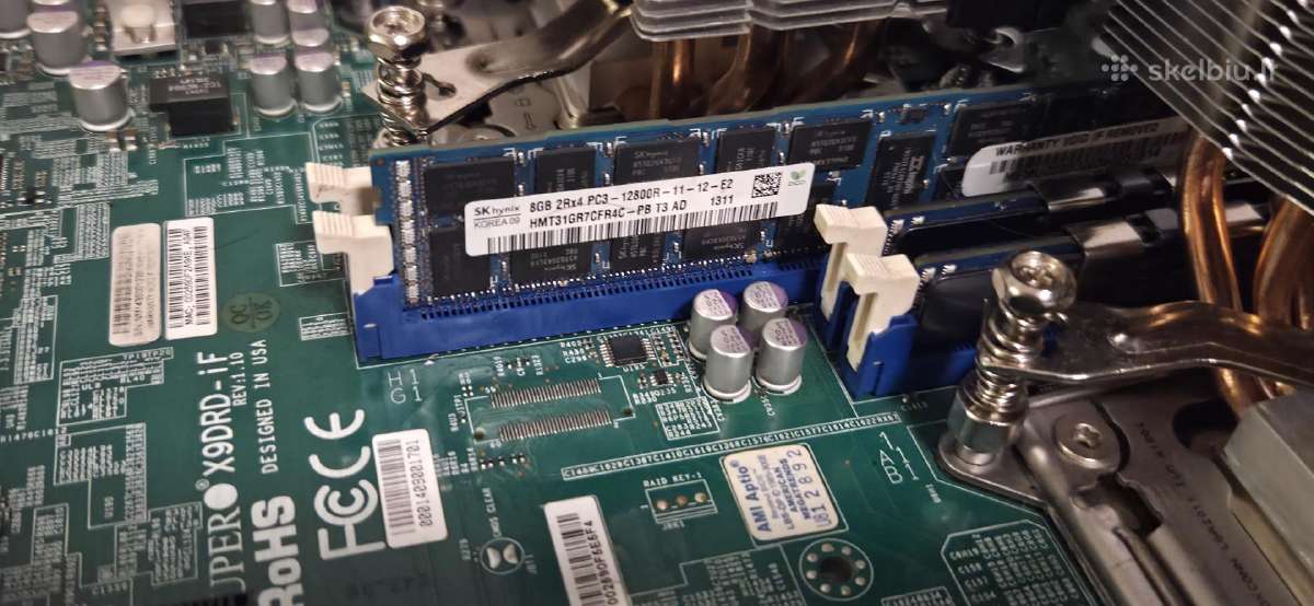 Supermicro+2xe5-2690 v2+128gb RAM ddr3 - nuotraukos Nr. 7