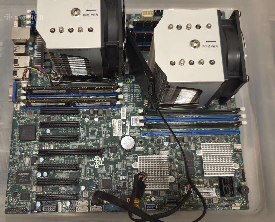 Supermicro+2xe5-2697a v4+64gb RAM ddr4