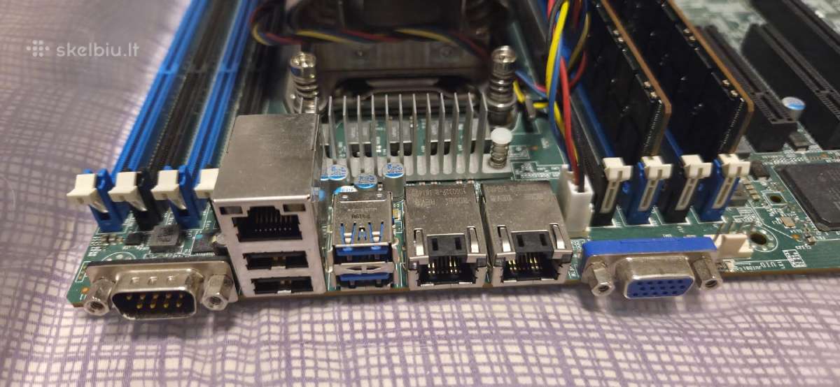 Supermicro+2xe5-2690 v2+128gb RAM ddr3 - nuotraukos Nr. 5