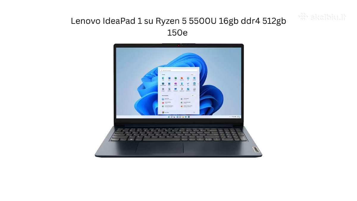 Lenovo Ideapad 1 su Ryzen 5 5500u 16gb ddr4 512gb