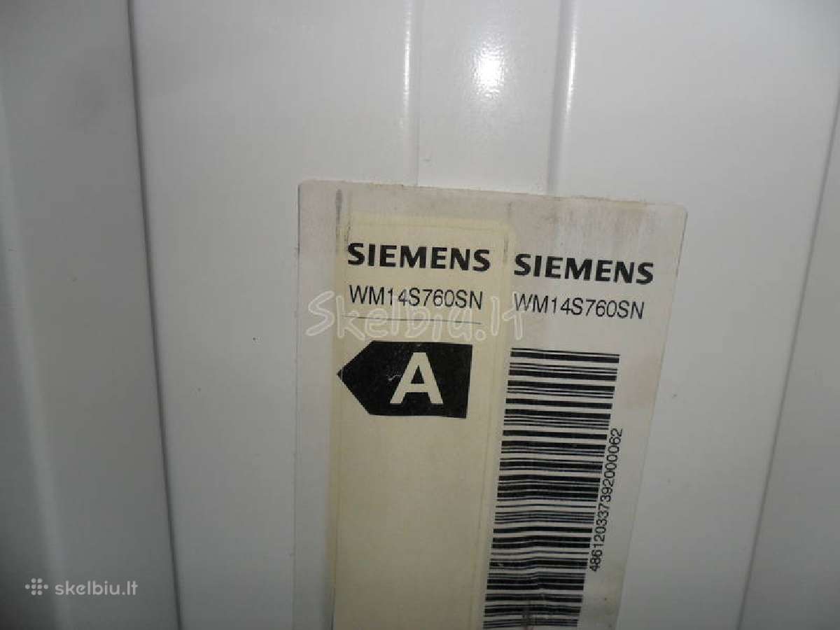 Skalbimo masina siemens 8kg - nuotraukos Nr. 3