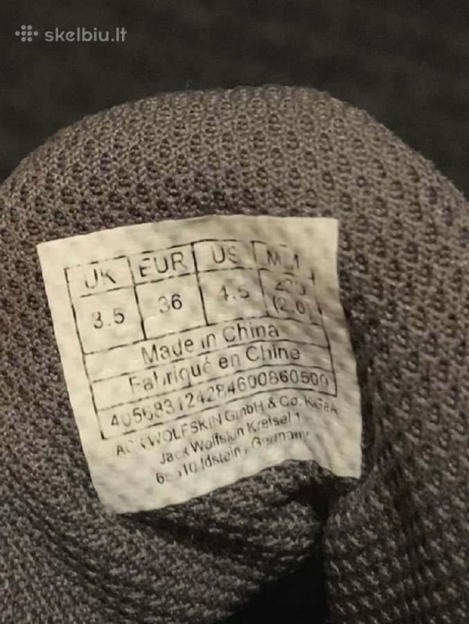 Vaikiški Jack Wolfskin žygio batai - nuotraukos Nr. 4