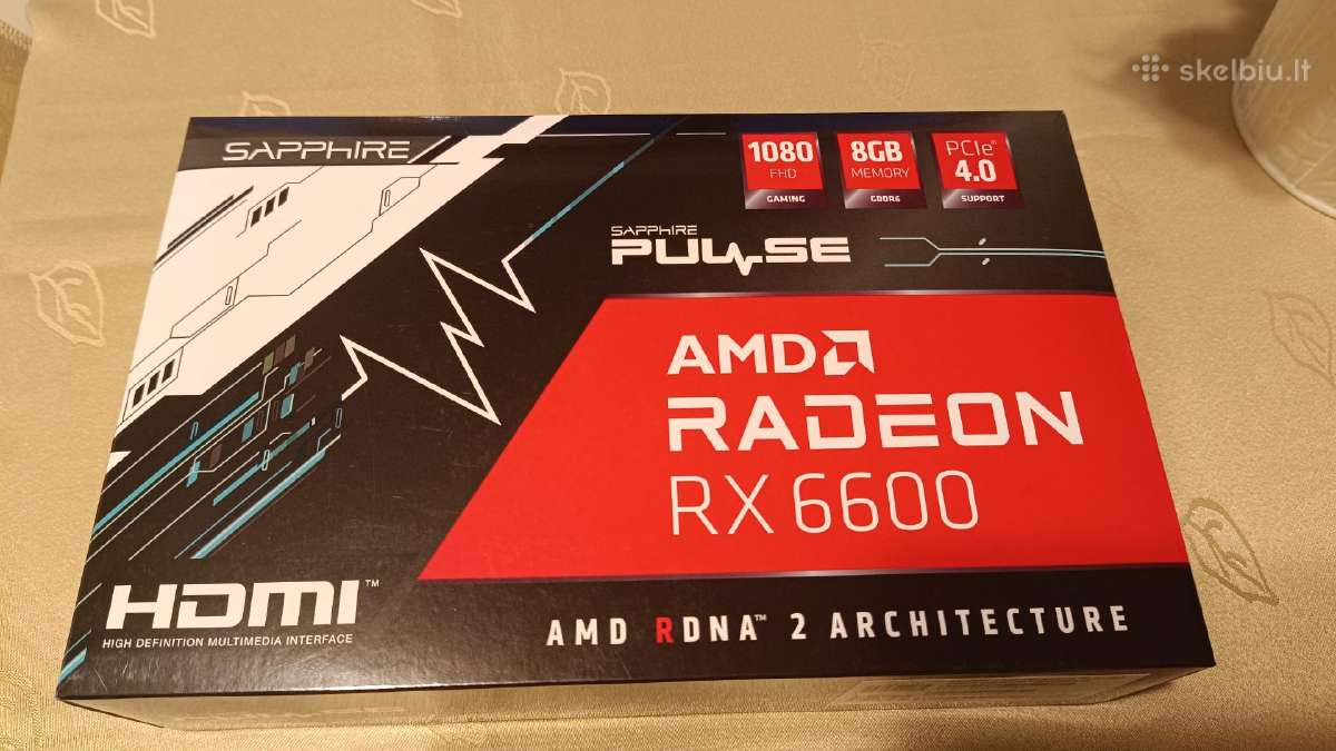 Sapphire Amd Radeon Rx 6600 - nuotraukos Nr. 5