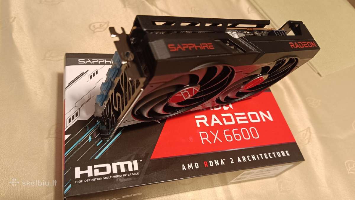Sapphire Amd Radeon Rx 6600 - nuotraukos Nr. 2