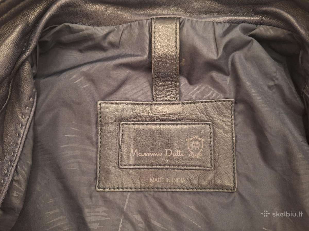 Odinė striukė Massimo Dutti - nuotraukos Nr. 4
