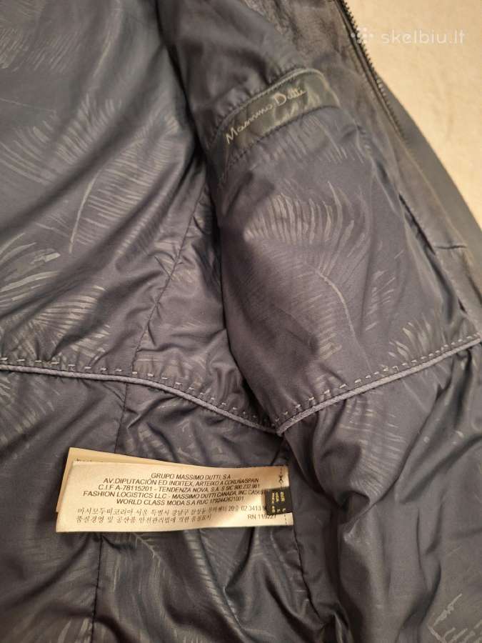 Odinė striukė Massimo Dutti - nuotraukos Nr. 5