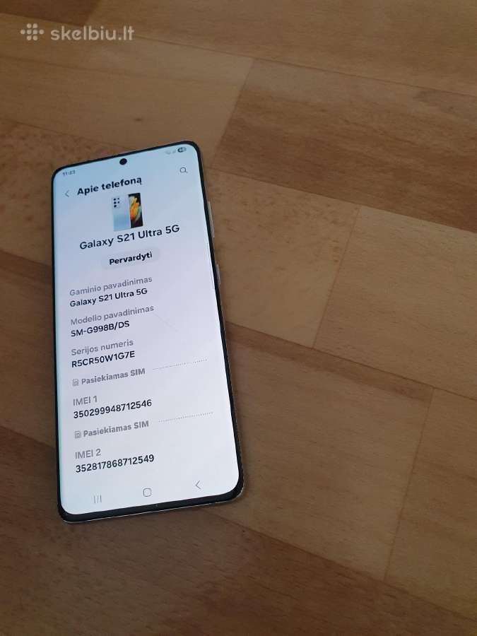 Samsung s21 ultra,256 GB,geros būklės