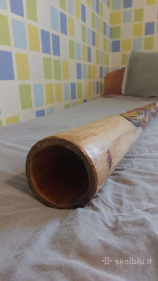 Terre didžeridu E2 iš tiko medienos 150cm - nuotraukos Nr. 2