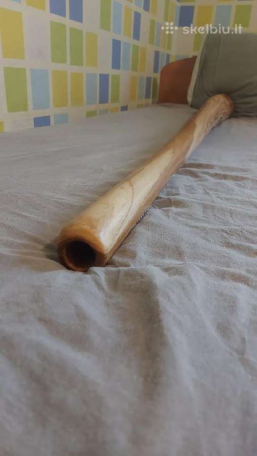 Terre didžeridu E2 iš tiko medienos 150cm - nuotraukos Nr. 3
