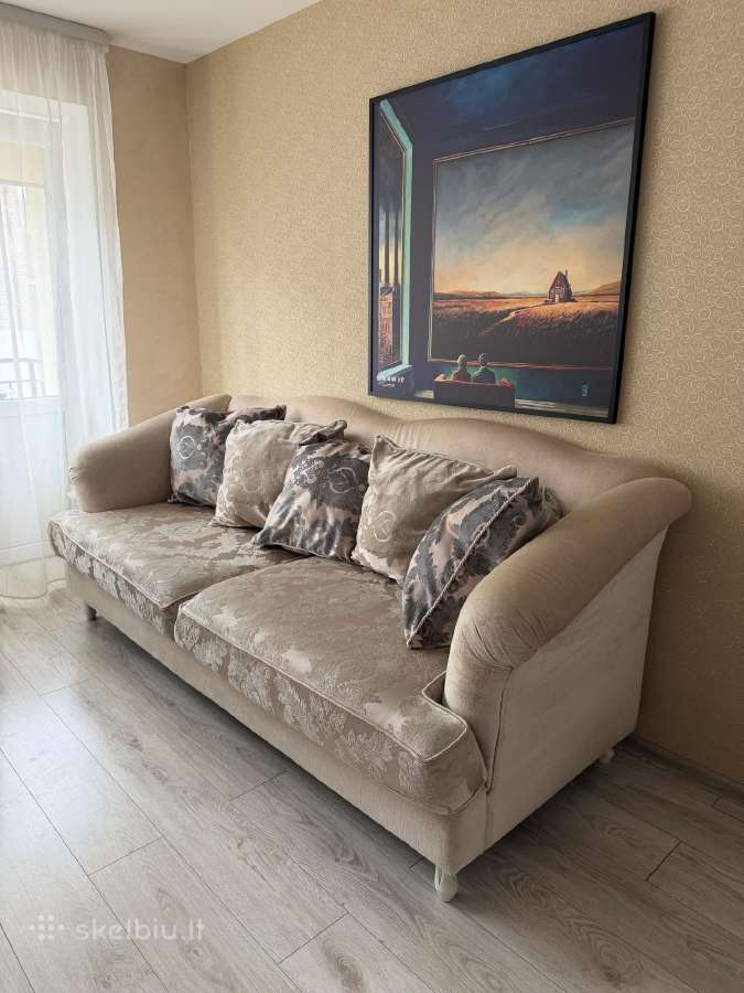 Klasikinė sofa su foteliu
