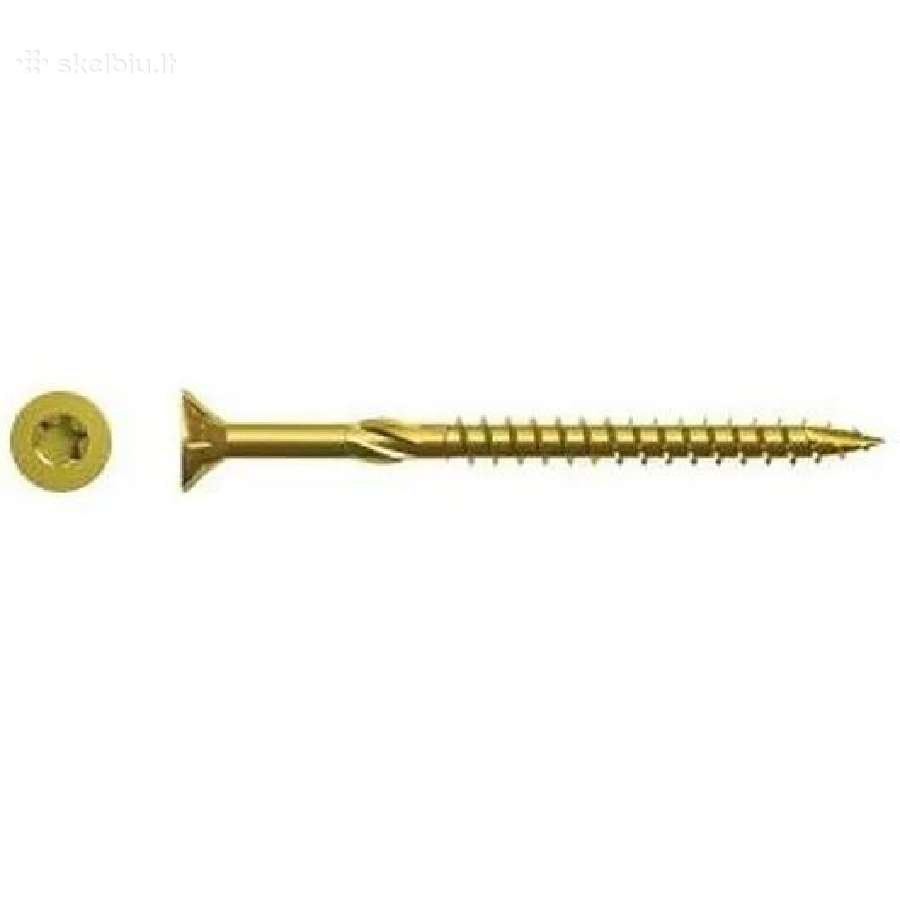 Medsraigčiai geltoni 6x160 / 72 mm T30 Prx 17 - nuotraukos Nr. 4