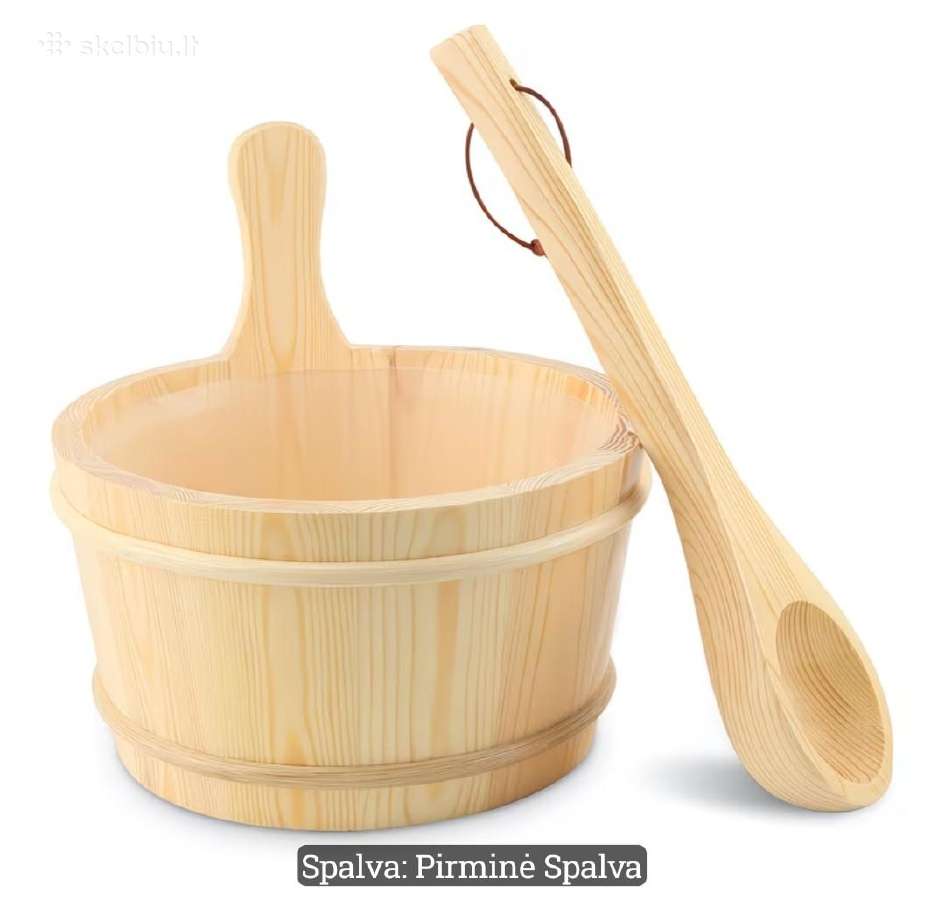 Pirties kibirėlis ir šaukštas
