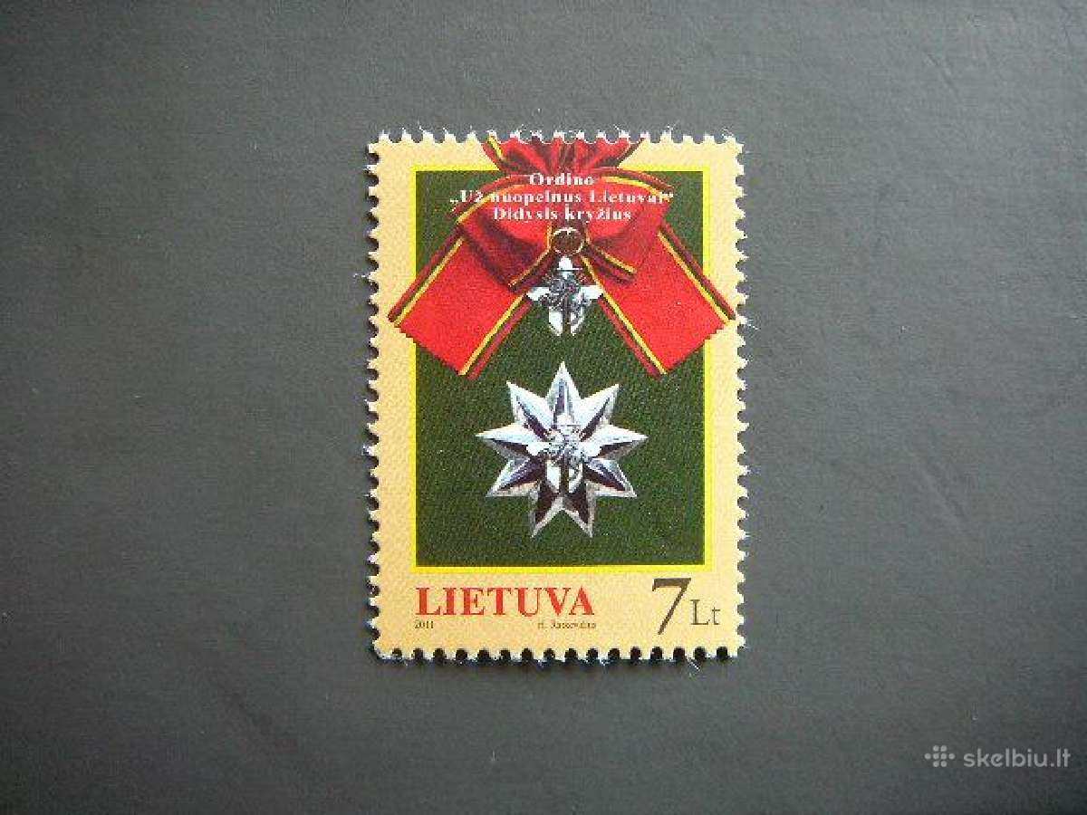Lietuva 2011 Ordinai svarus lit1086s