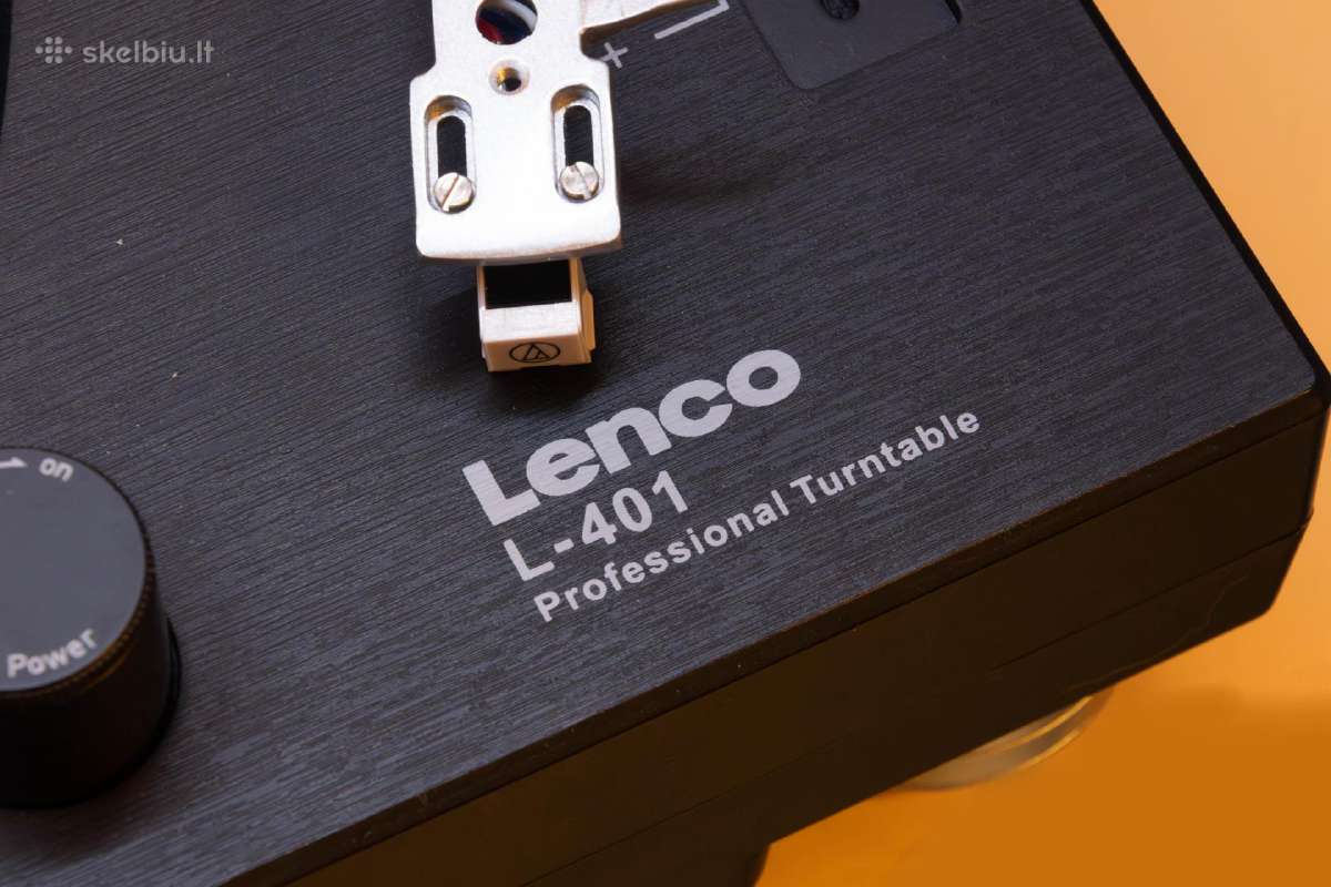 Lenco L-401 Direct Drive Profesionalus Patefonas - nuotraukos Nr. 3