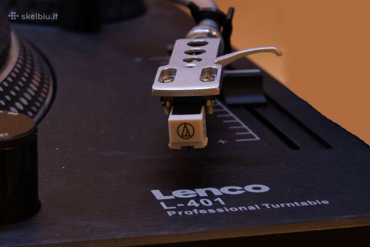 Lenco L-401 Direct Drive Profesionalus Patefonas - nuotraukos Nr. 6