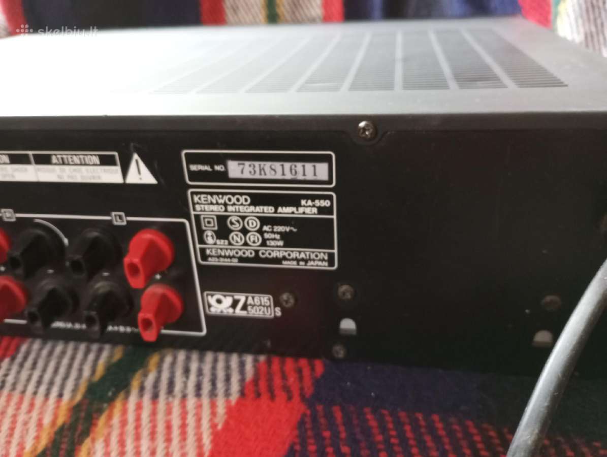 Kenwood Ka-550 - nuotraukos Nr. 5