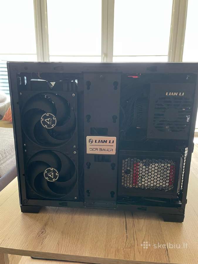 Lian Li O11 Dynamic Mini + Sp850 + Vertical Gpu Mo - nuotraukos Nr. 5