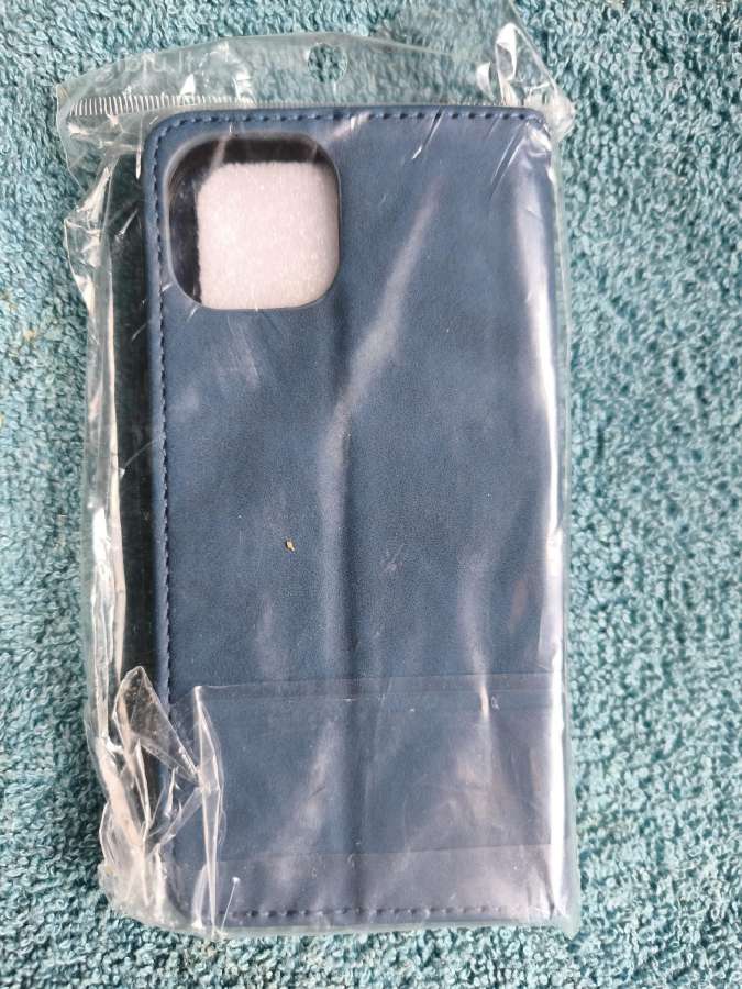 Mėlinas dėklas knyga iPhone 13/14 - nuotraukos Nr. 2