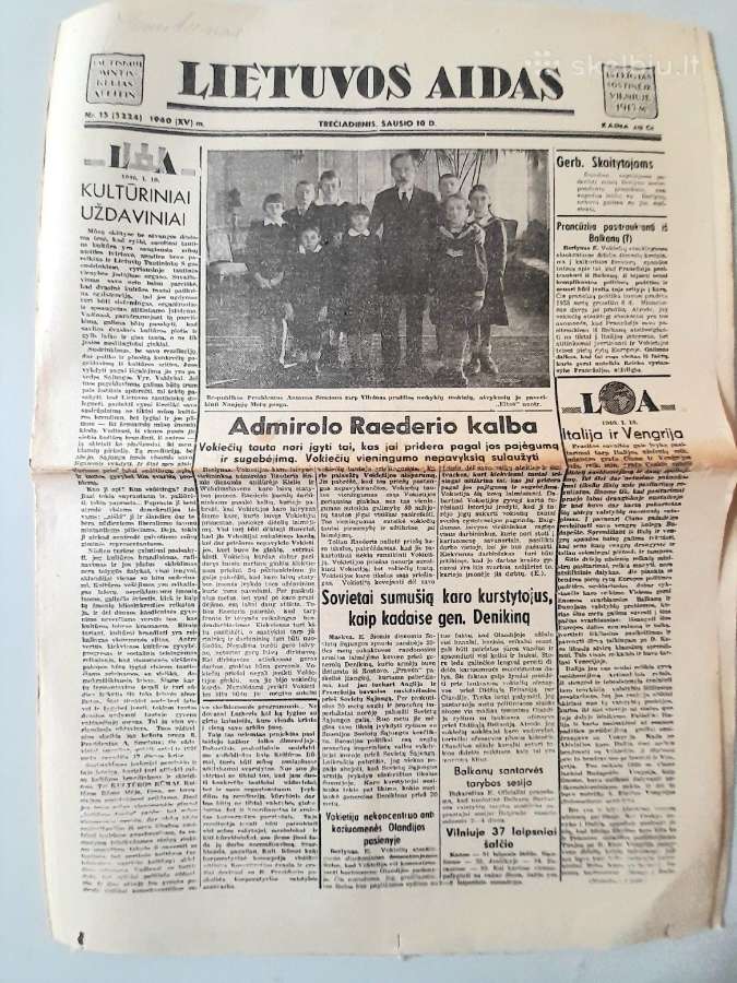 Laikraštis "Lietuvos Aidas" 1929-1930m. - nuotraukos Nr. 2