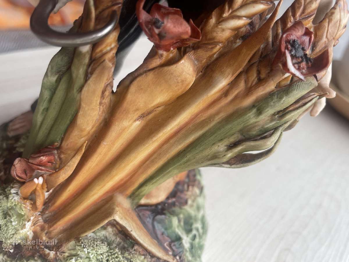 Vintažinė itališko porceliano statulėlė , Pjūtis" - nuotraukos Nr. 7
