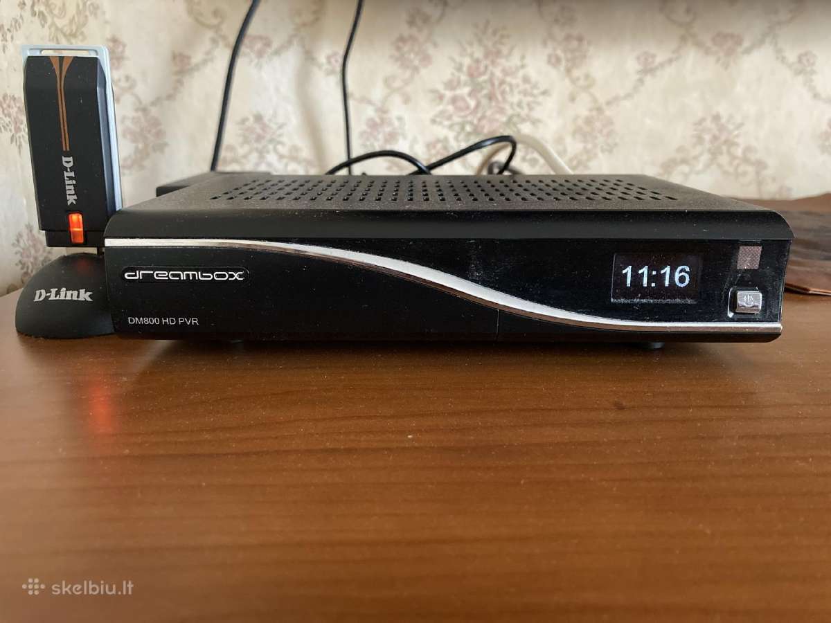 Dreambox 800 HD (originalas) + D-link WiFi