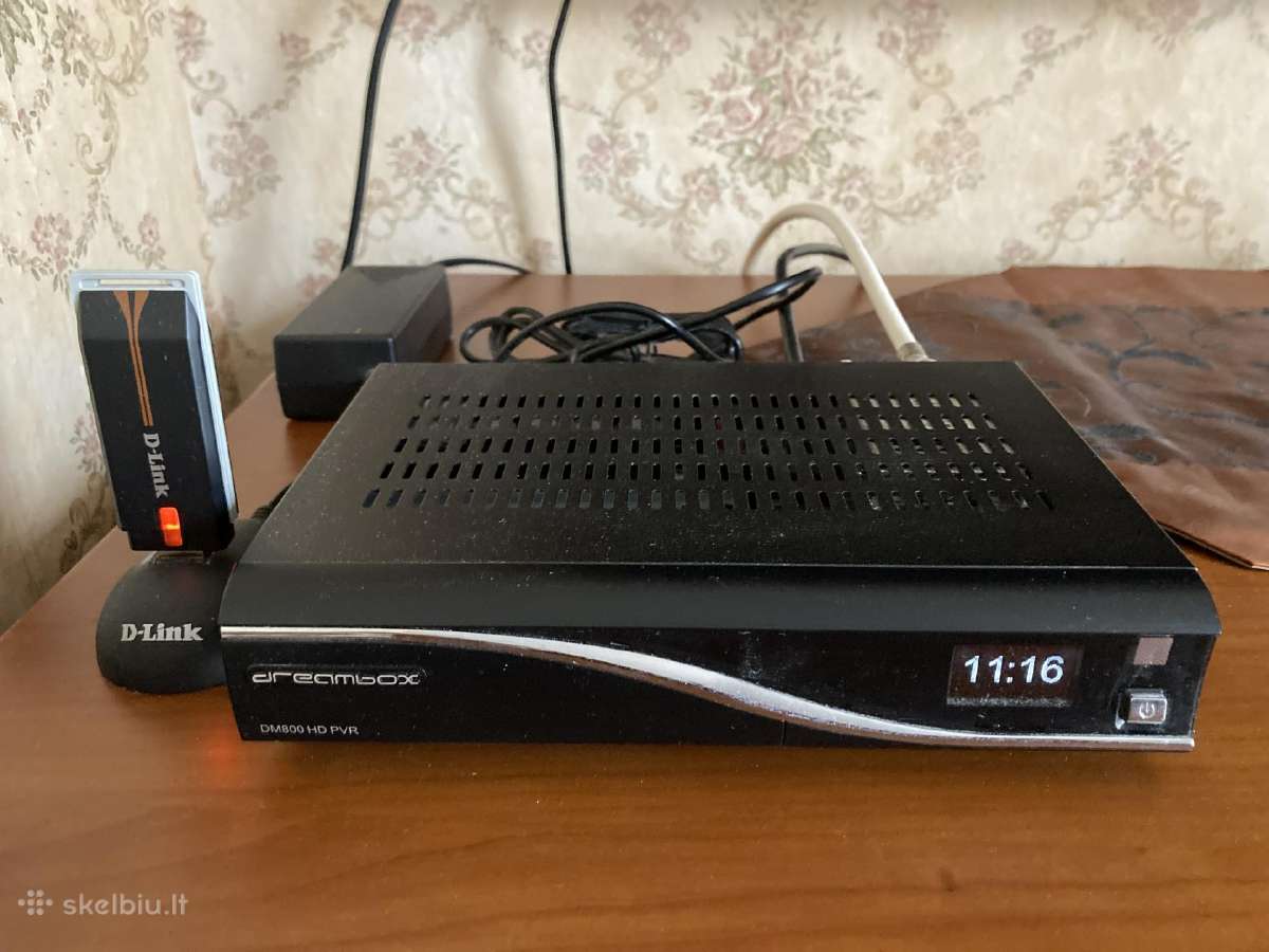 Dreambox 800 HD (originalas) + D-link WiFi - nuotraukos Nr. 3