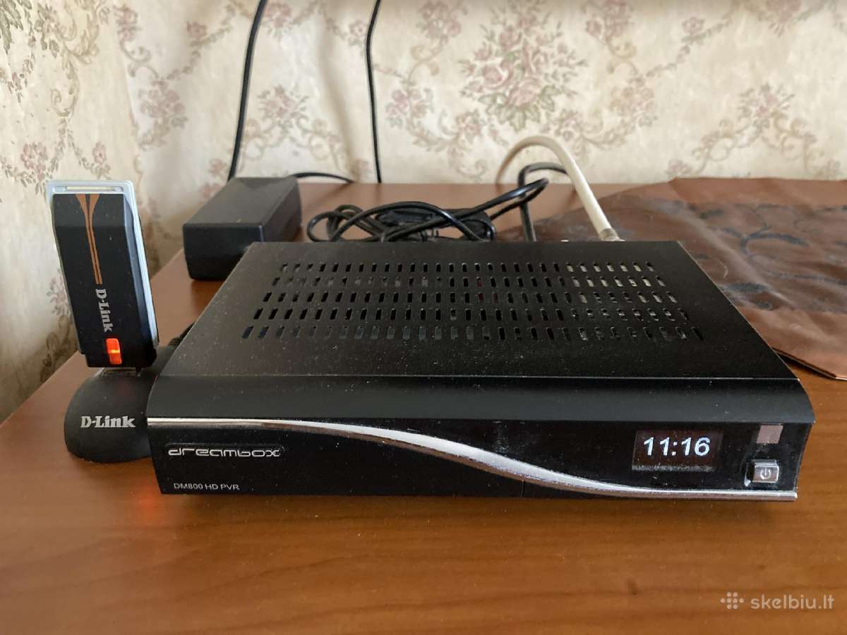 Dreambox 800 HD (originalas) + D-link WiFi - nuotraukos Nr. 2
