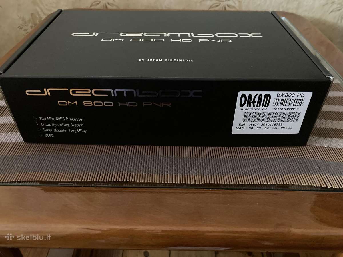 Dreambox 800 HD (originalas) + D-link WiFi - nuotraukos Nr. 7