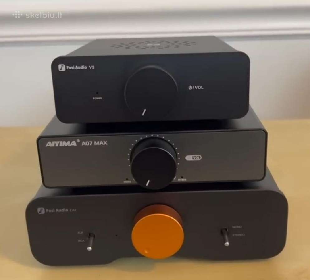 Perku: Fosi Audio V3 Pffb arba Aiyima A07 Max 48v