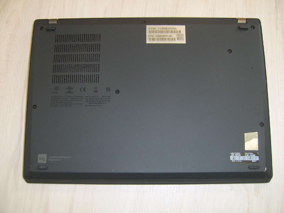 Lenovo x13 gen3,i7-1265u,16,512 - nuotraukos Nr. 3