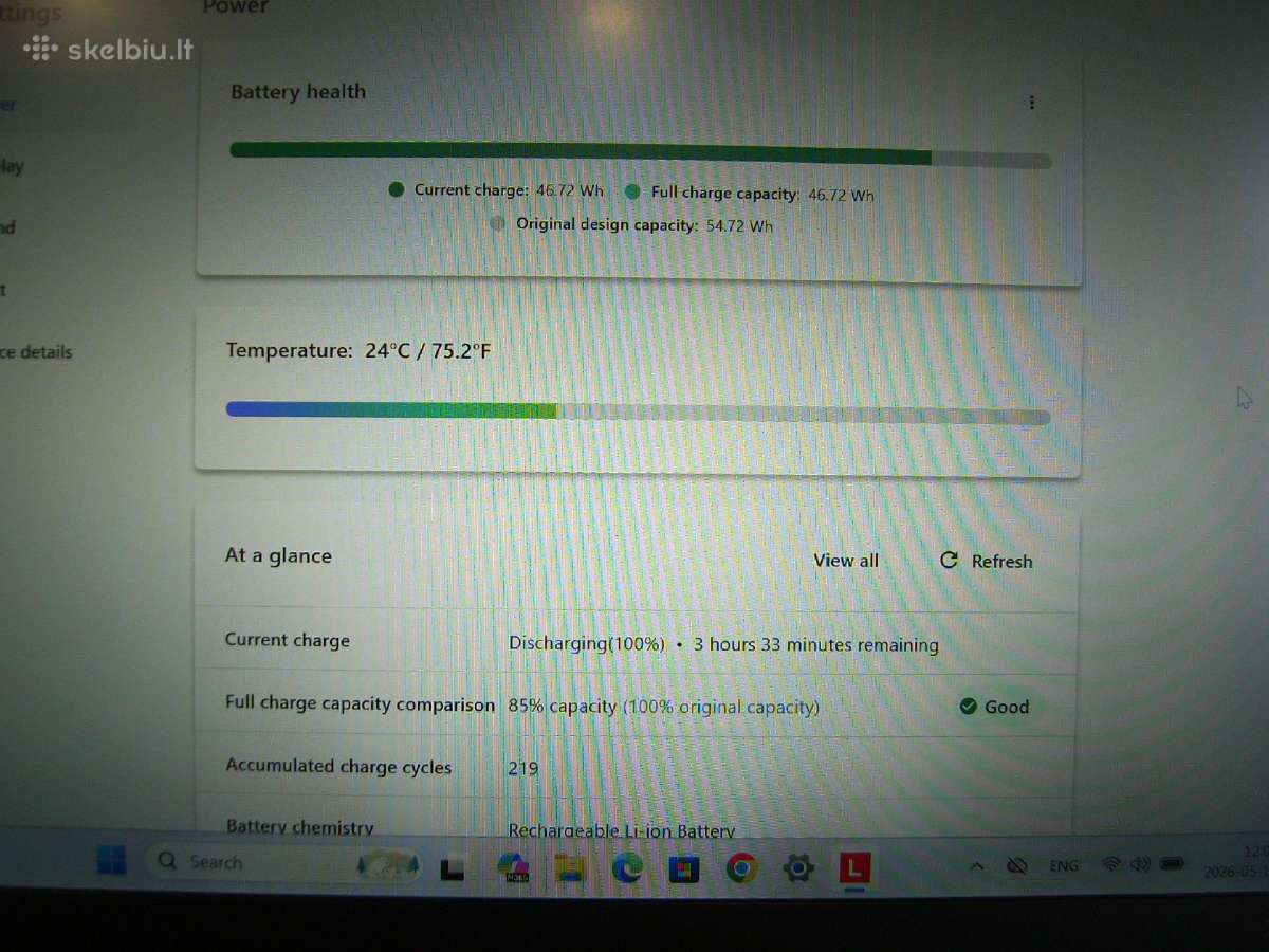 Lenovo x13 gen3,i7-1265u,16,512 - nuotraukos Nr. 9